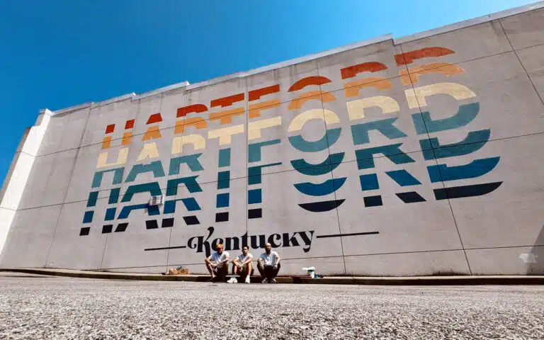 Hartford mural in Hartford, Ky.